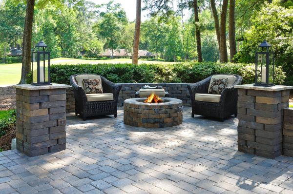 Fire Pit Gas Line Installation in Carmel